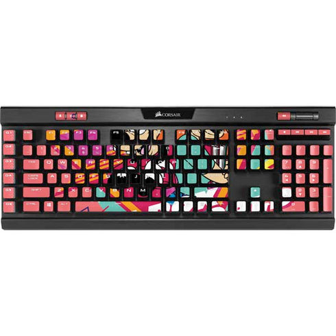 Disney She Rox My World K95 RGB PLATINUM Mechanical Gaming Keyboard Skin