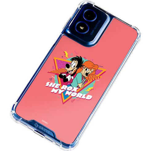 Disney She Rox My World Moto G Play 4G (2024) Clear Case
