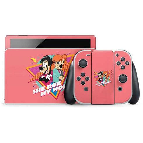 Disney She Rox My World Nintendo Switch OLED (2021) Skin