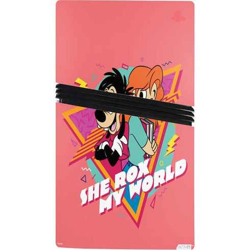 Disney She Rox My World PS5 Pro Bundle Skin