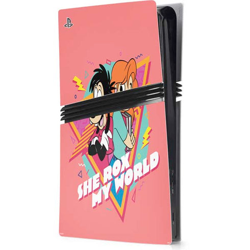 Disney She Rox My World PS5 Pro Console Skin