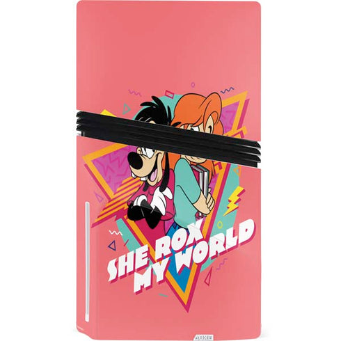 Disney She Rox My World PS5 Pro Disk Bundle Skin