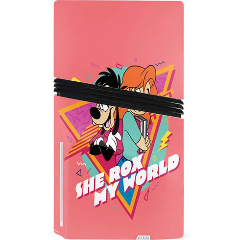 Disney She Rox My World PS5 Pro Disk Console Skin