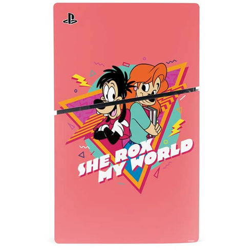Disney She Rox My World PS5 Slim Digital Edition Console Skin