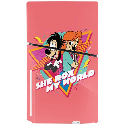 Disney She Rox My World PS5 Slim Disk Bundle Skin