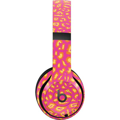 Sherbet Leopard Animal Print Color Pop Beats Studio Pro Wireless Headphones Skin