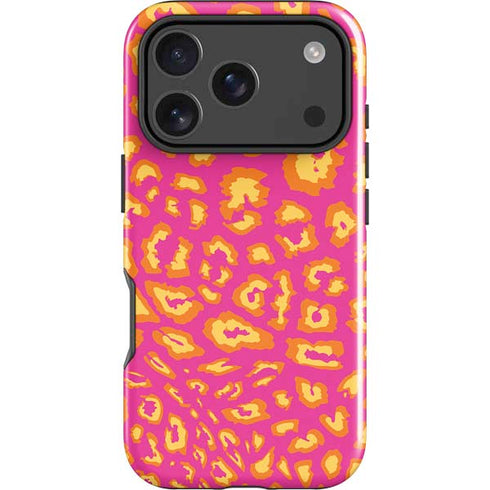 Sherbet Leopard Animal Print Color Pop iPhone 18 Pro Max Impact Case