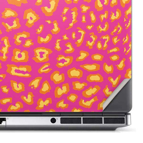 Sherbet Leopard Animal Print Color Pop Dell Precision Skin