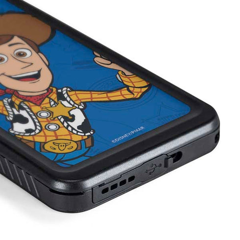Disney Toy Story Sheriff Woody Galaxy S24 Plus Waterproof Case