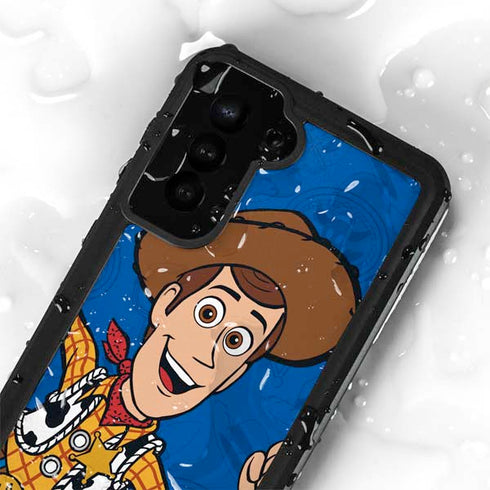 Disney Toy Story Sheriff Woody Galaxy S24 Plus Waterproof Case