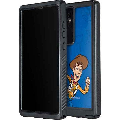 Disney Toy Story Sheriff Woody Galaxy S24 Ultra Waterproof Case