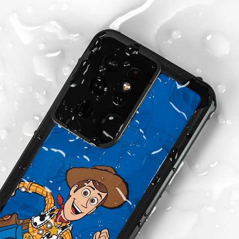 Disney Toy Story Sheriff Woody Galaxy S24 Ultra Waterproof Case