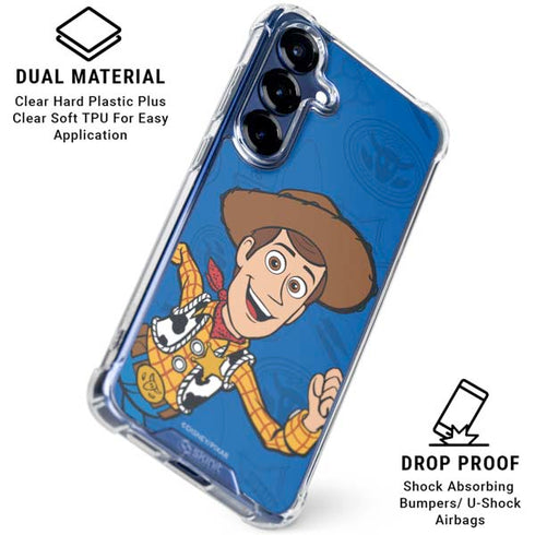 Disney Toy Story Sheriff Woody Galaxy S25 FE Clear Case
