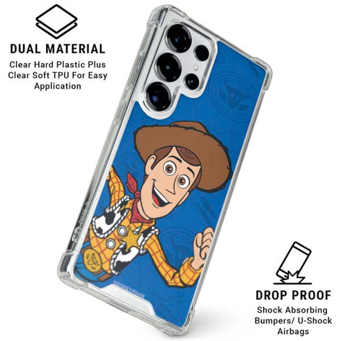 Disney Toy Story Sheriff Woody Galaxy S26 Ultra Clear Case