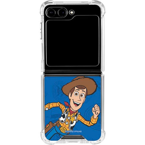 Disney Toy Story Sheriff Woody Galaxy Z Flip6 Clear Case