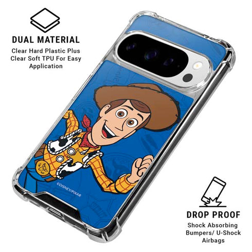 Disney Toy Story Sheriff Woody Google Pixel 10 Pro XL Clear Case
