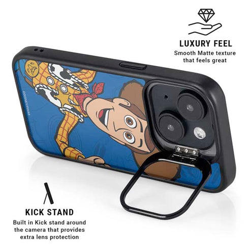 Disney Toy Story Sheriff Woody iPhone 14 Plus Kickstand Case