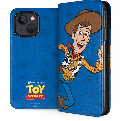 Disney Toy Story Sheriff Woody iPhone 15 Plus Folio Case