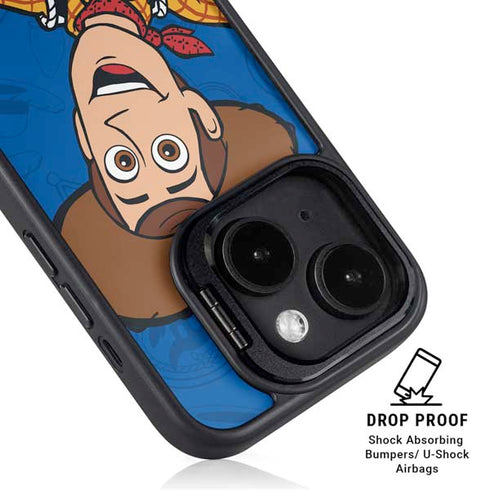 Disney Toy Story Sheriff Woody iPhone 15 Plus Kickstand Case