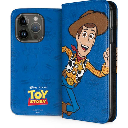 Disney Toy Story Sheriff Woody iPhone 15 Pro Folio Case
