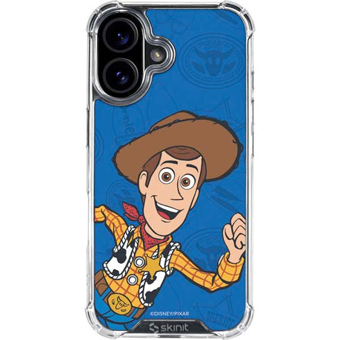 Disney Toy Story Sheriff Woody iPhone 16 Plus Clear Case