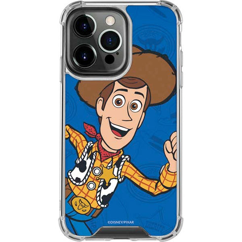 Disney Toy Story Sheriff Woody iPhone 16 Pro Max Clear Case