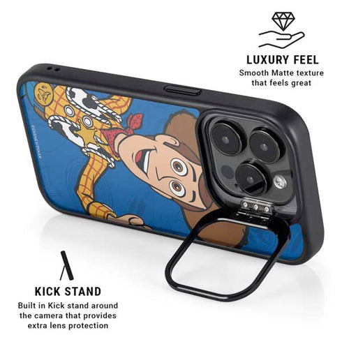 Disney Toy Story Sheriff Woody iPhone 16 Pro Max Kickstand Case