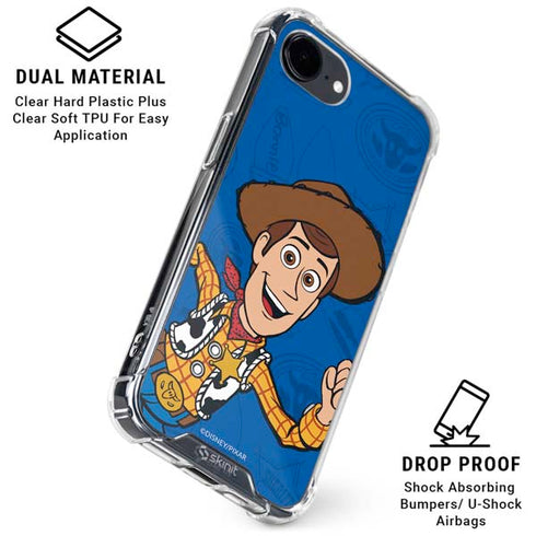 Disney Toy Story Sheriff Woody iPhone 16e Clear Case
