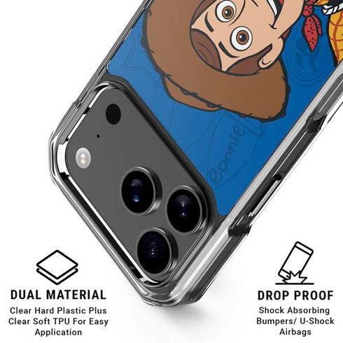 Disney Toy Story Sheriff Woody iPhone 17 Pro Clear Case