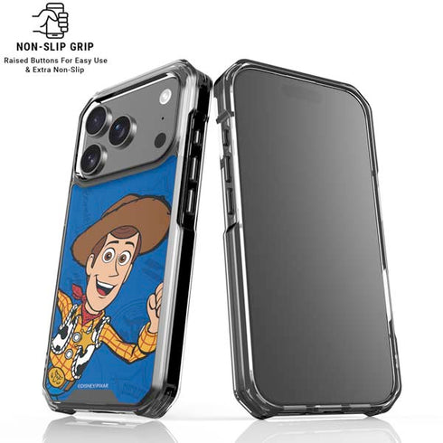 Disney Toy Story Sheriff Woody iPhone 17 Pro Max Clear Case
