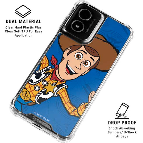 Disney Toy Story Sheriff Woody Moto G Power 5G (2024) Clear Case