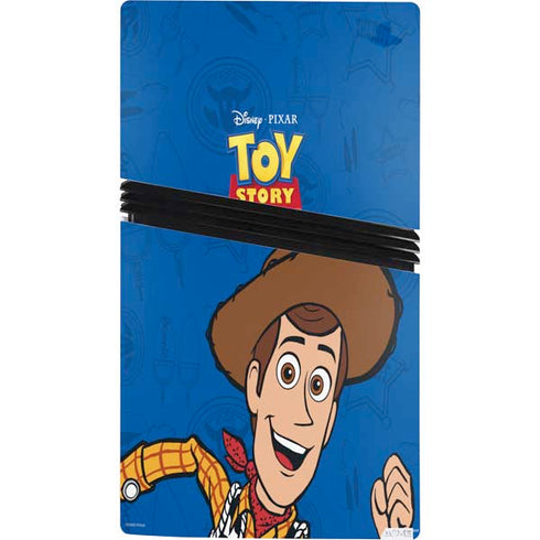 Disney Toy Story Sheriff Woody PS5 Pro Console Skin
