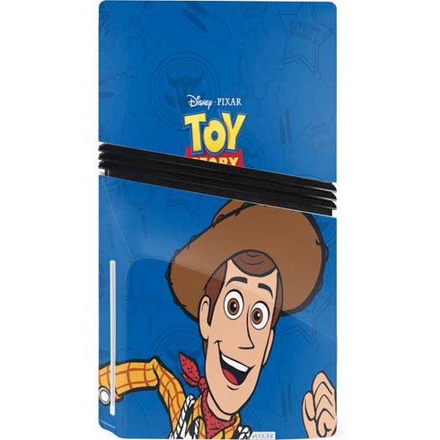 Disney Toy Story Sheriff Woody PS5 Pro Disk Console Skin