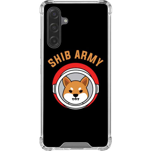 Shib Army Crypto Galaxy A17 Clear Case