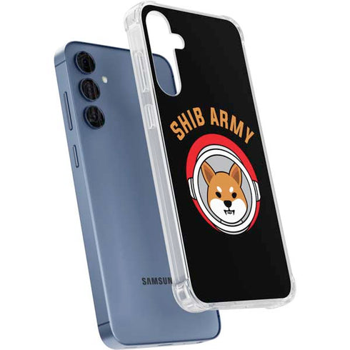 Shib Army Crypto Galaxy A55 5G Clear Case