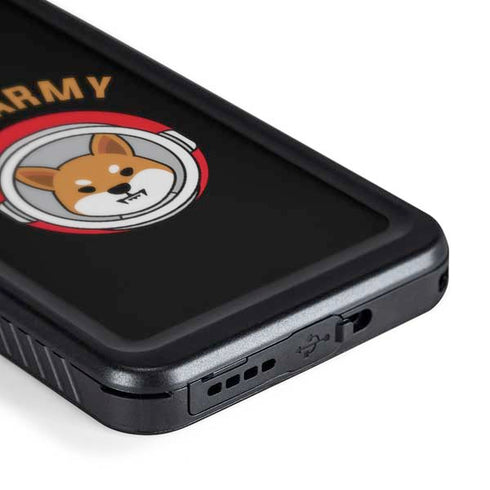 Shib Army Crypto Galaxy S24 Plus Waterproof Case