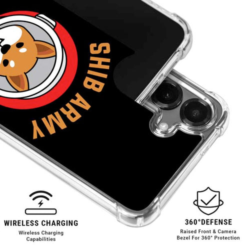 Shib Army Crypto Galaxy S26 Plus Clear Case