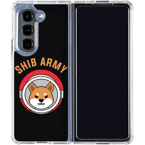 Shib Army Crypto Galaxy Z Fold5 5G Clear Case