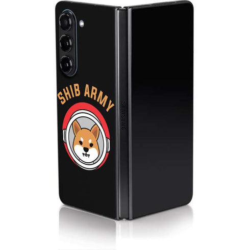 Shib Army Crypto Galaxy Z Fold5 5G Skin