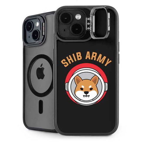 Shib Army Crypto iPhone 14 Kickstand Case