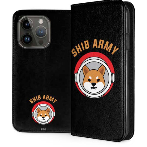 Shib Army Crypto iPhone 15 Pro Folio Case