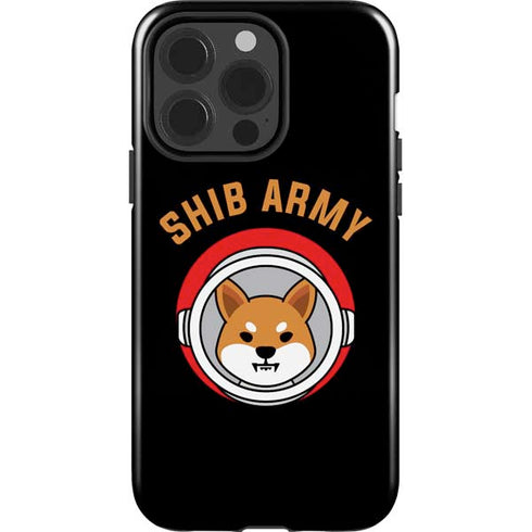 Shib Army Crypto iPhone 15 Pro Impact Case