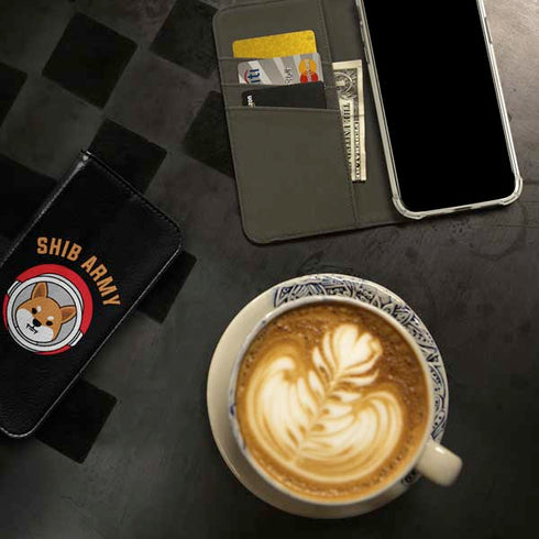 Shib Army Crypto iPhone 15 Pro Max Folio Case