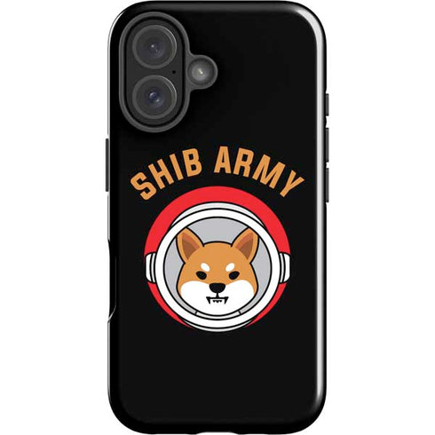 Shib Army Crypto iPhone 16 Impact Case