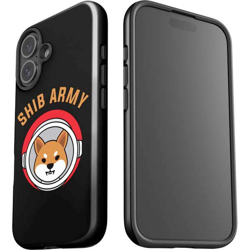 Shib Army Crypto iPhone 16 Plus Impact Case