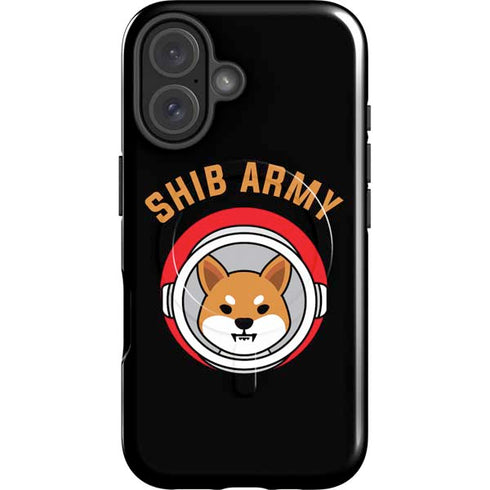 Shib Army Crypto iPhone 16 Plus Magsafe Impact Case