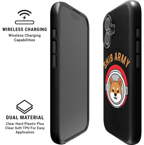 Shib Army Crypto iPhone 16 Plus Magsafe Impact Case