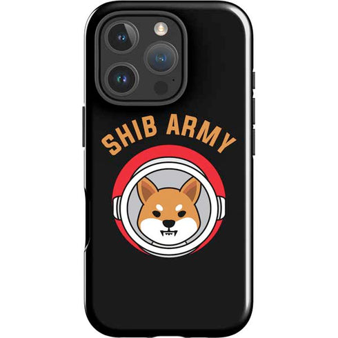 Shib Army Crypto iPhone 16 Pro Impact Case