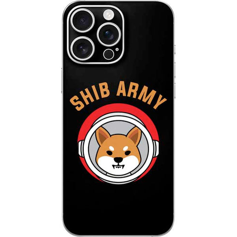 Shib Army Crypto iPhone 16 Pro Max Skin