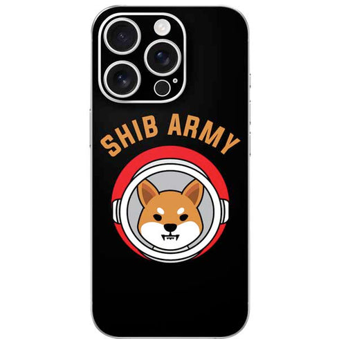 Shib Army Crypto iPhone 16 Pro Skin